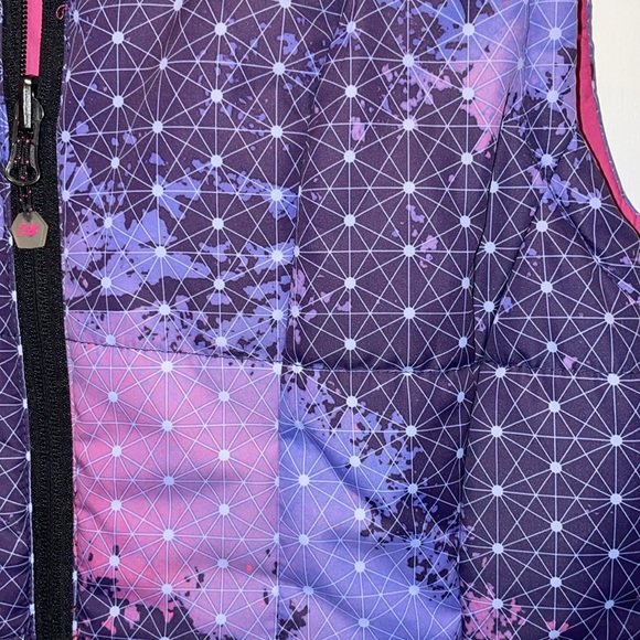 New Balance Reversible Quilted Puffer Vest Ladies S EUC - Picture 3 of 9